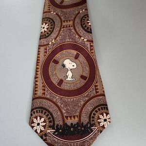 Snoopy peanuts tie